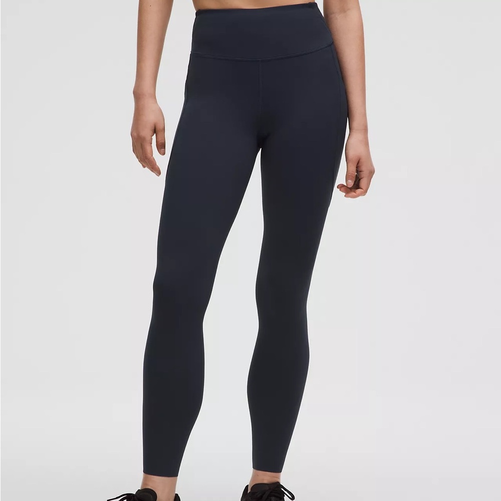Lululemon Navy Fast and Free Leggings